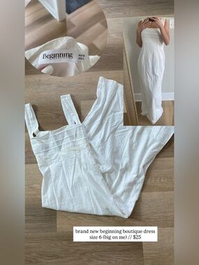 brand new beginning boutique dress size 6
